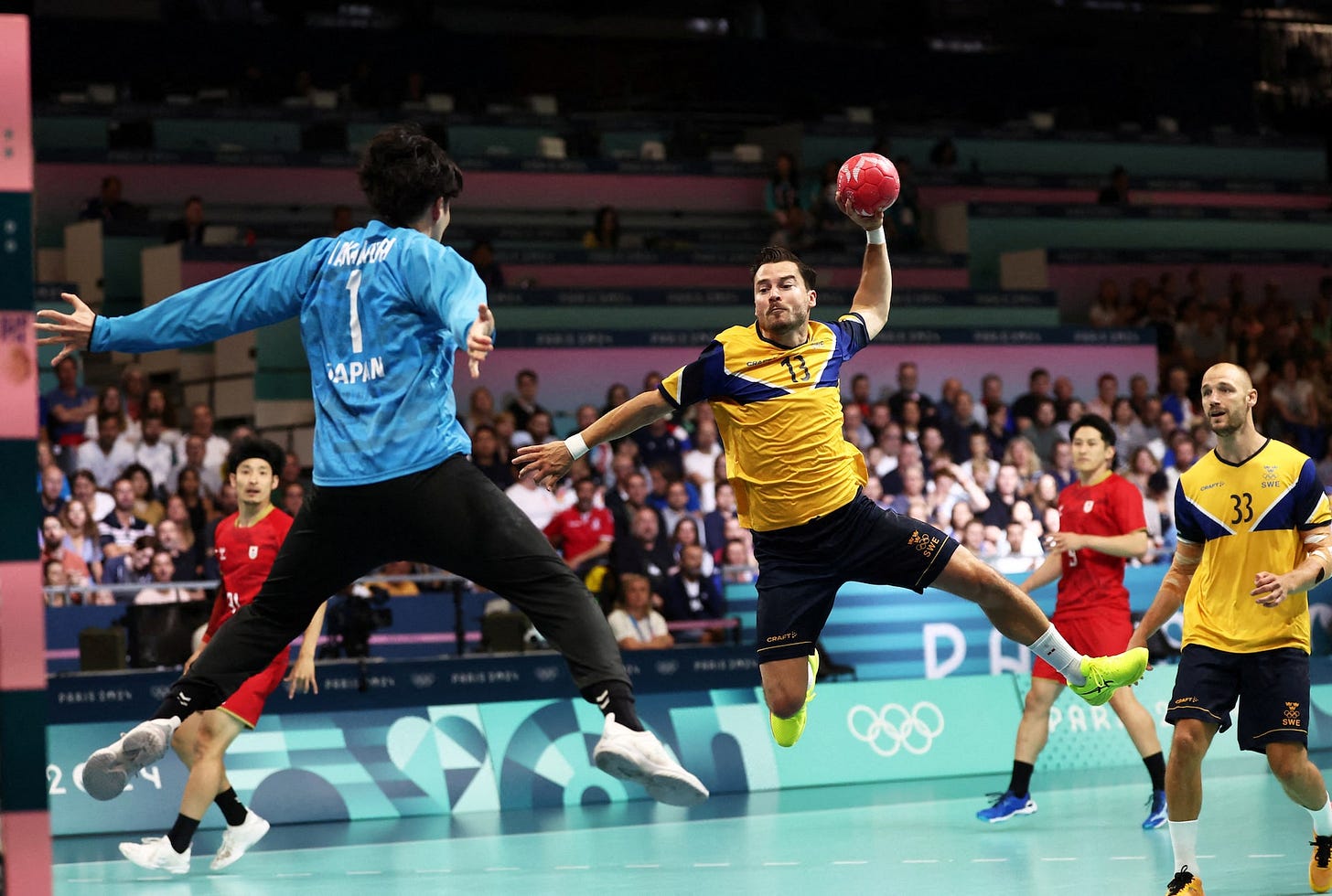 Handball - Men's Preliminary Round Group A - Sweden vs Japan