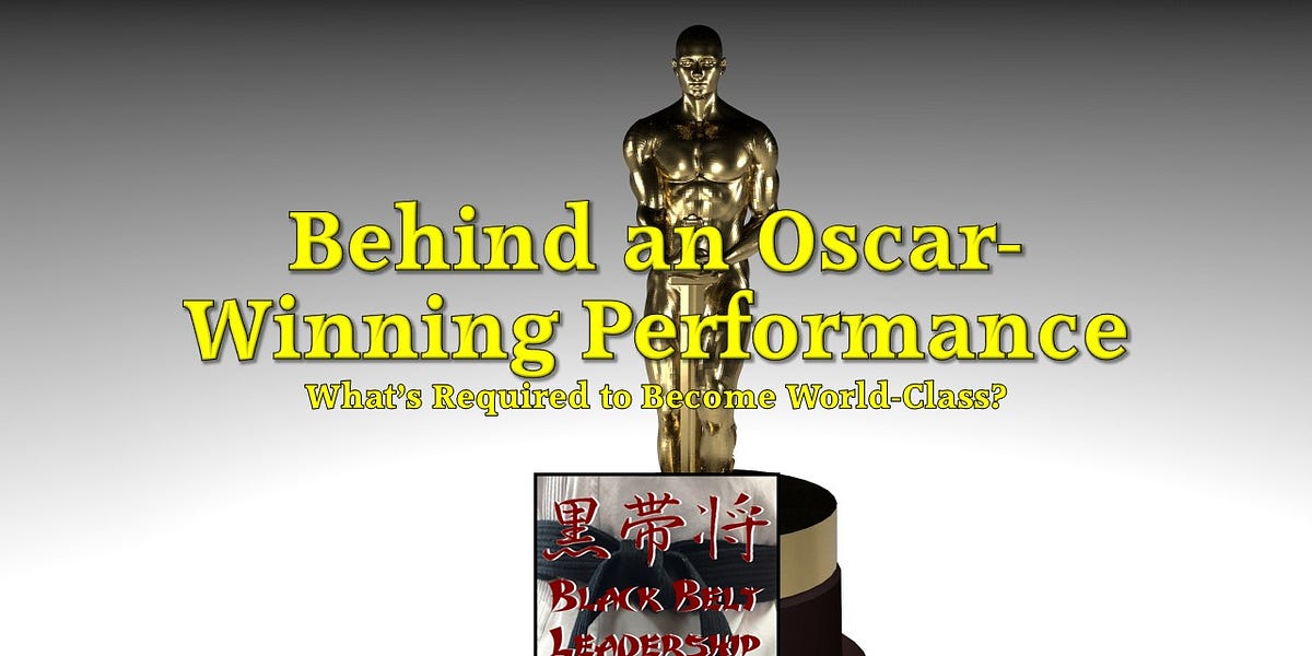 Behind an Oscar-Winning Performance