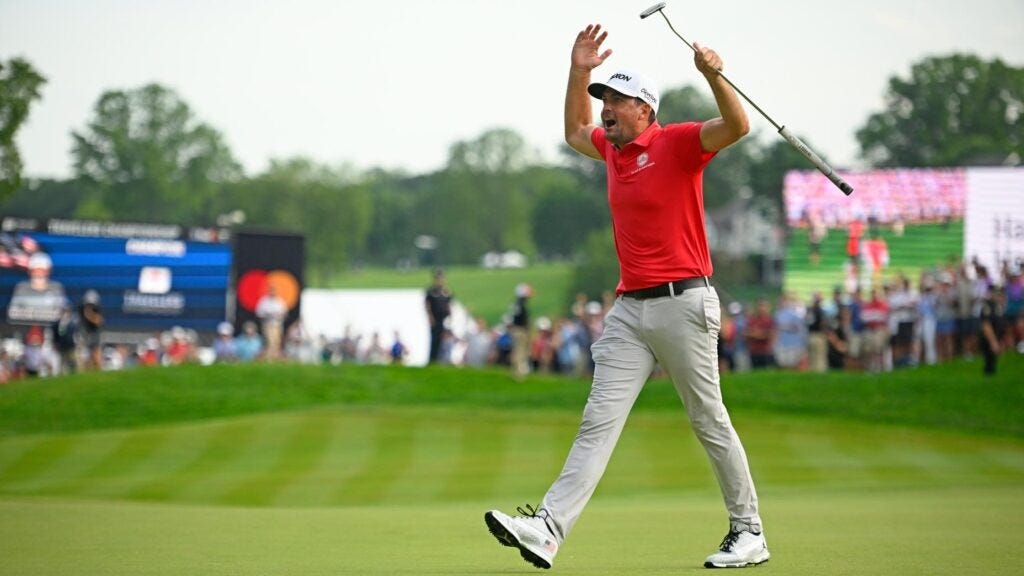 Keegan Bradley wins Travelers after electric 72nd-hole plot twist