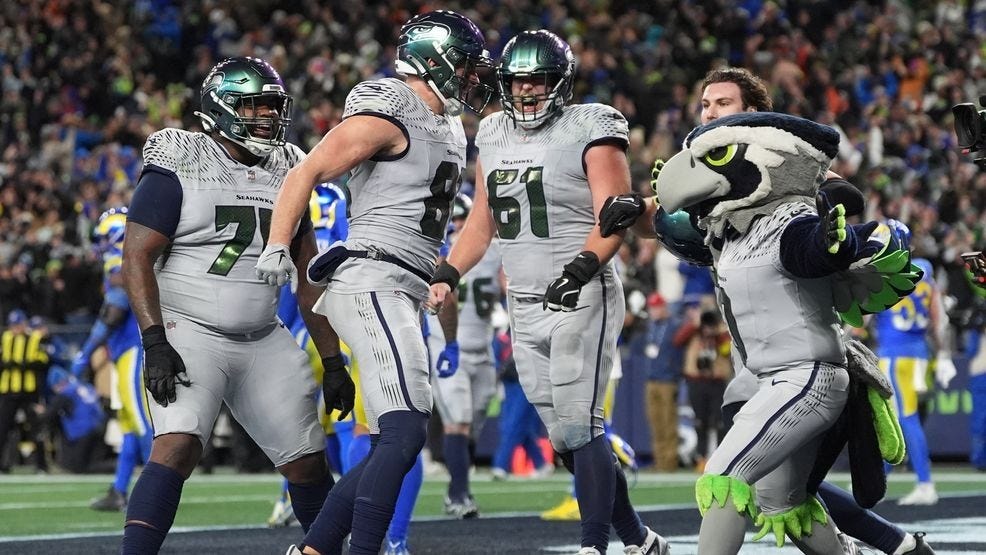 Seahawks rally from 16-point deficit and stun Rams 38-37 in OT move atop  NFC West