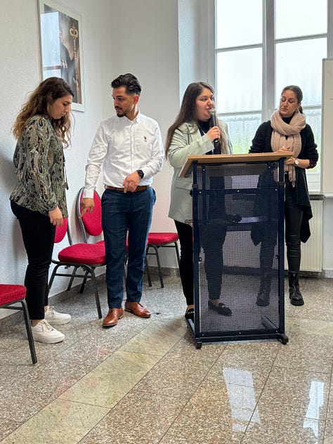 People in a conference room