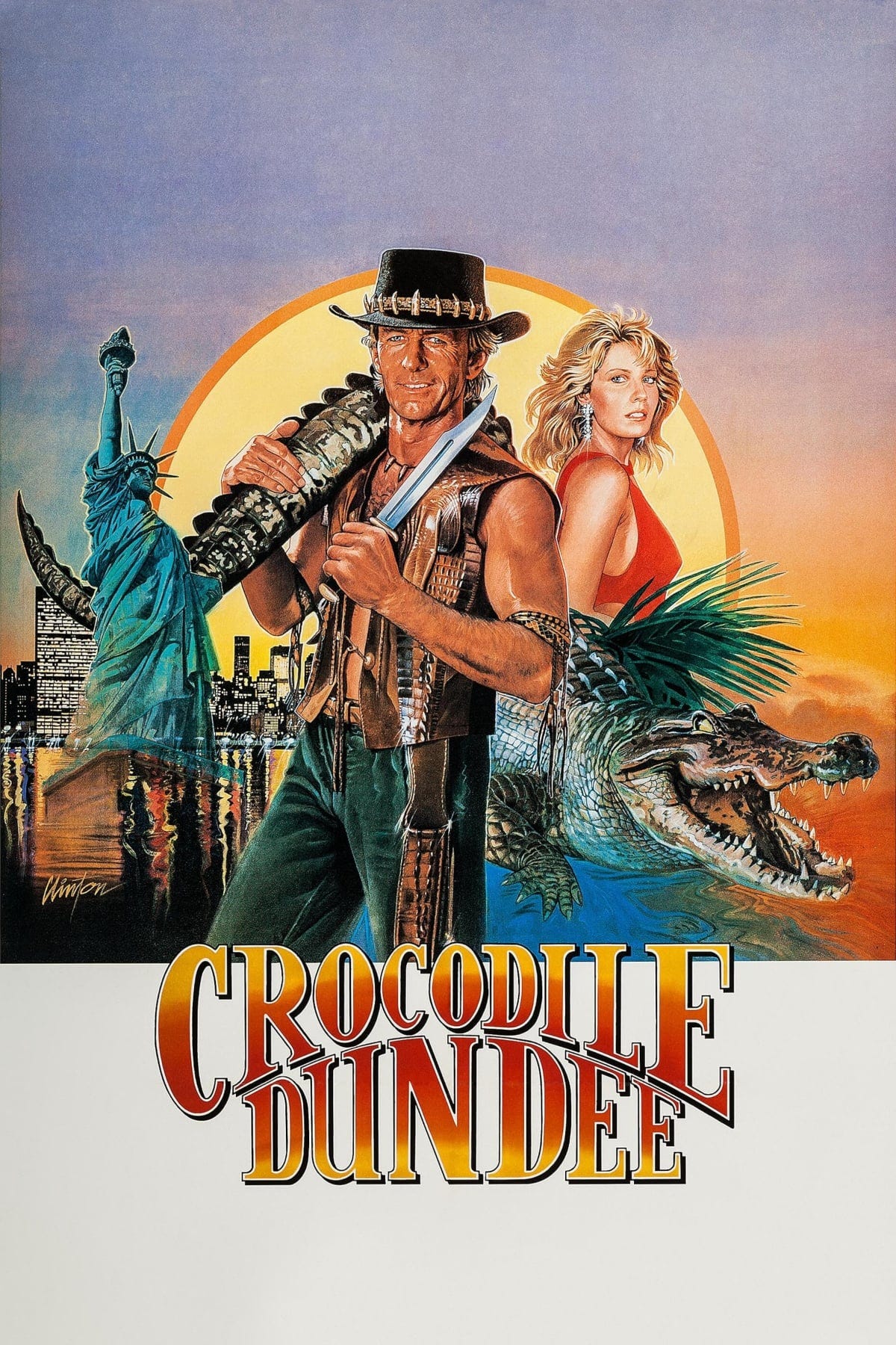 Crocodile Dundee (1986) - Posters — The Movie Database (TMDB)