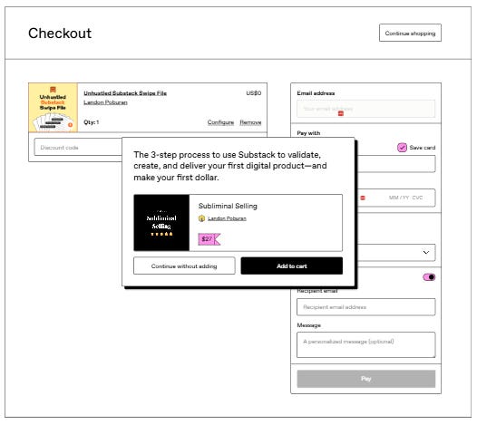 Express Checkout Substack I Made $1,186 From a Free Product (While Everyone Else Charges $97)