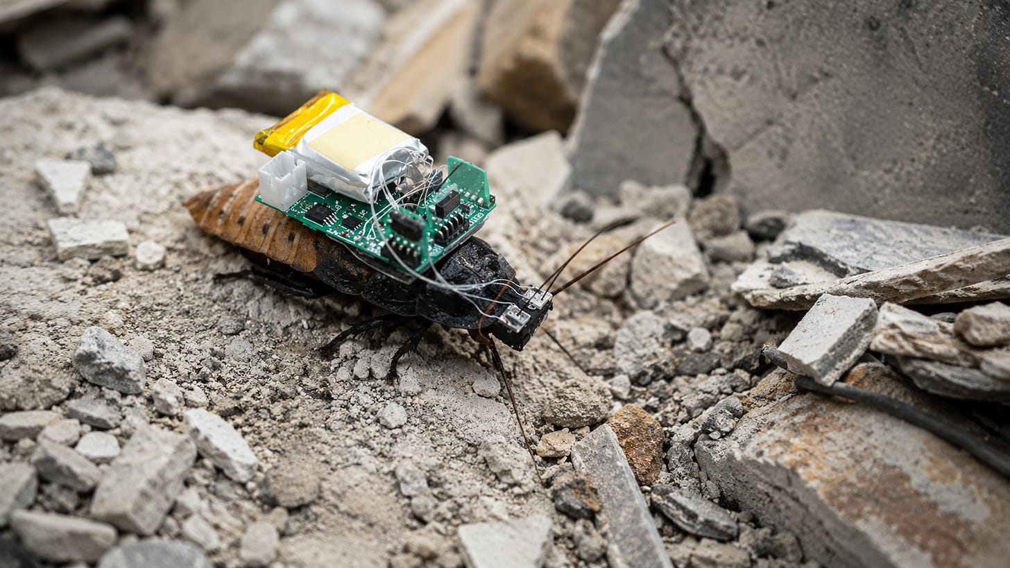 AI cyborg cockroach uses terrain recognition to climb smarter AI cyborg cockroach uses terrain recognition to climb smarter