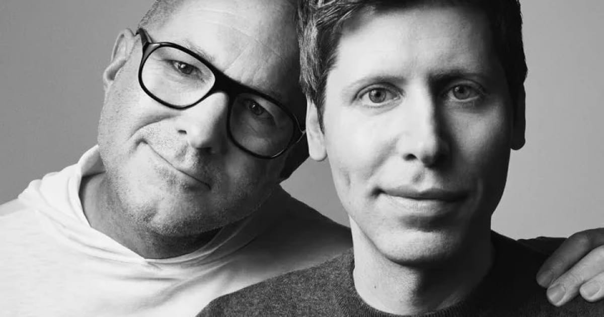 Jony Ive and Sam Altman. OpenAI’s $6.5 billion acquisition of io.