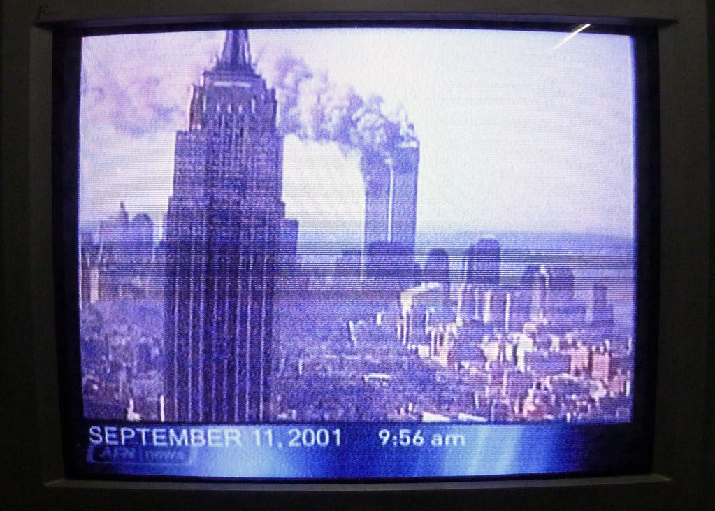 replay | They were playing the news feed from 9/11 at the sa… | Flickr