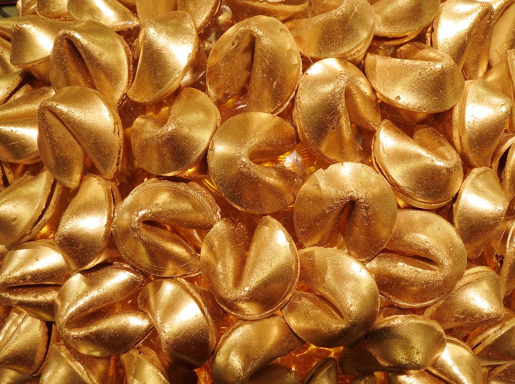 Golden Fortune Cookies Golden Fortune Cookies