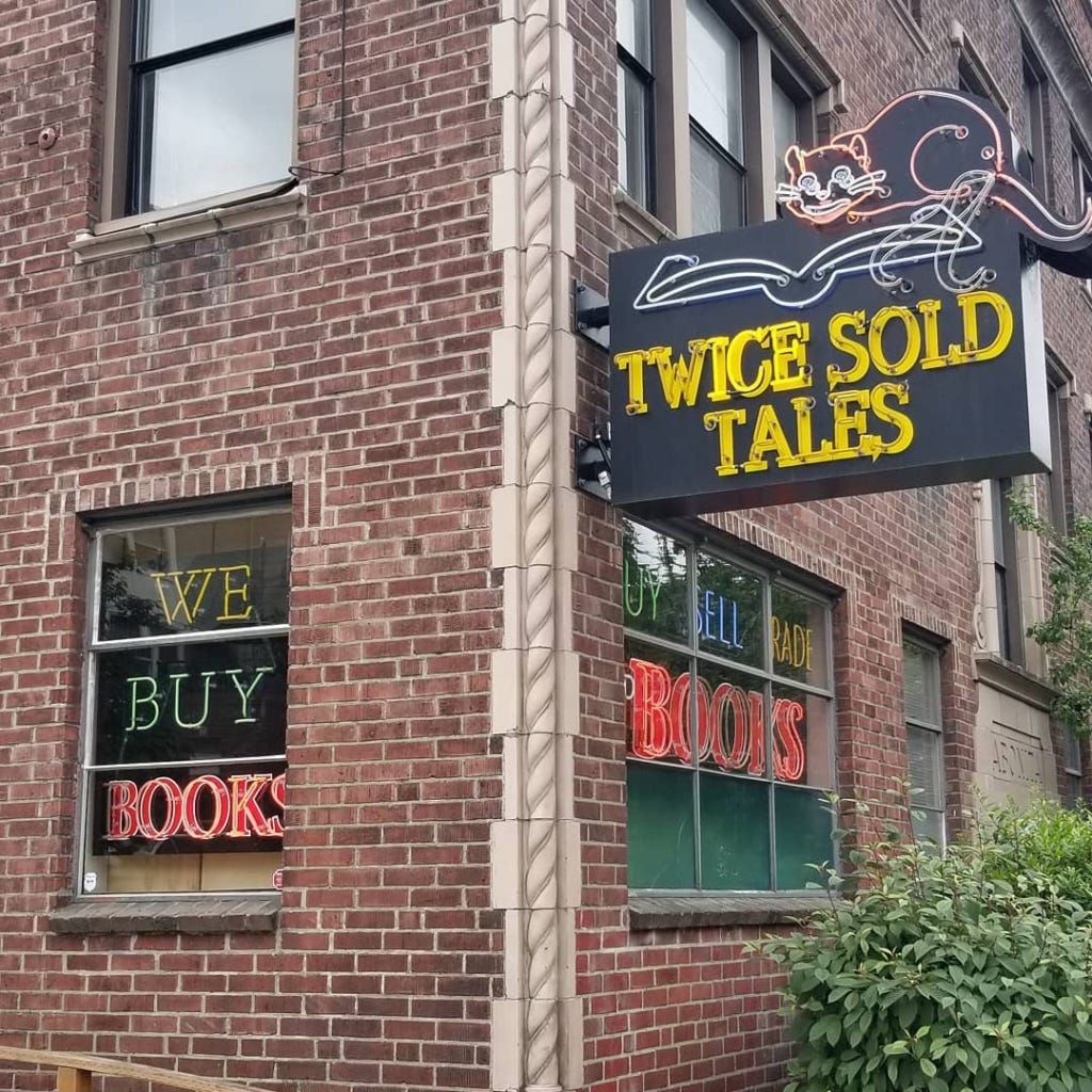 Exterior of bookstore