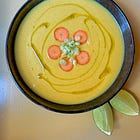 Anti-Inflammatory Creamy Carrot, Ginger & Coconut Soup with Lime