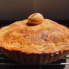 Mushroom, Potato and Feta Umami Pie