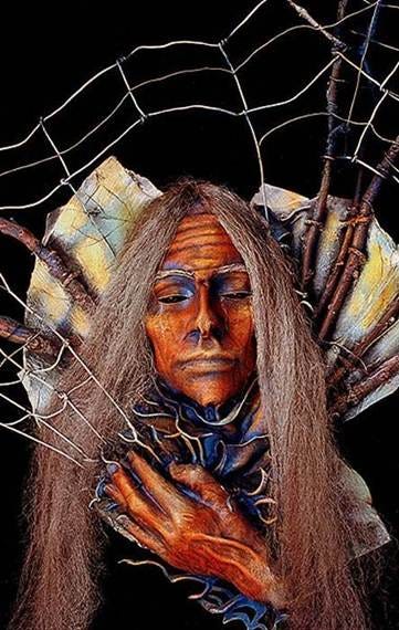 Grandmother Spider or Spider Woman of Native American lore. Grandmother Spider or Spider Woman of Native American lore.