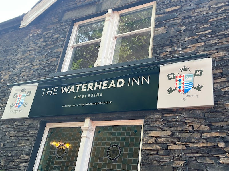 2025-6-20 Waterhead Inn sign, photo by author