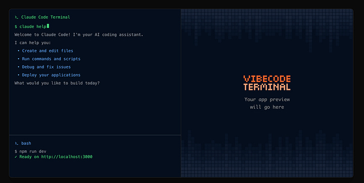 AI-infused Command-line Interfaces (CLIs): Vibe Code Terminal and Claude Code