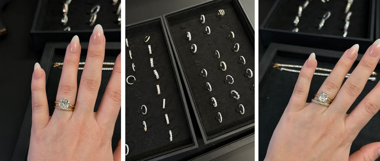 Various Verstolo wedding bands