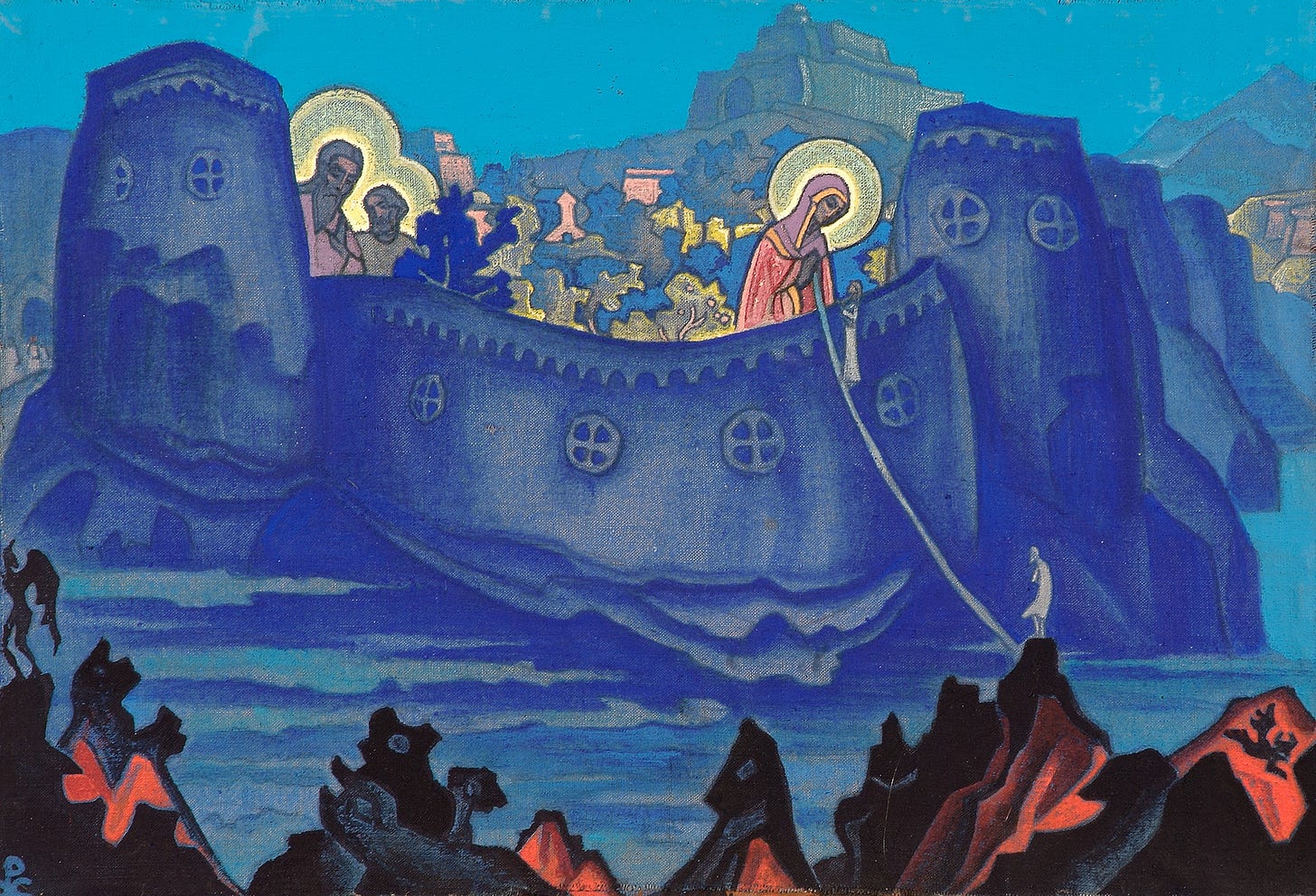 Nicolas Roerich - Madonna Laboris (1933)