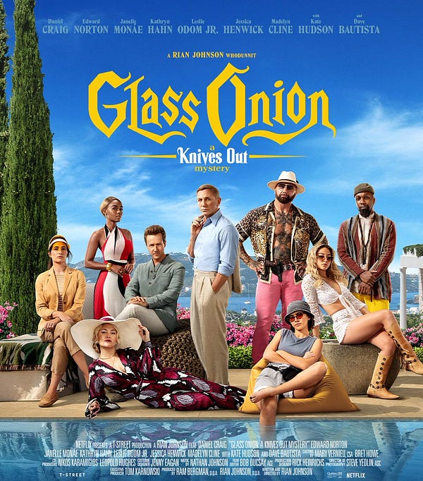 Poster for Glass Onion: A Knives Out Mystery 