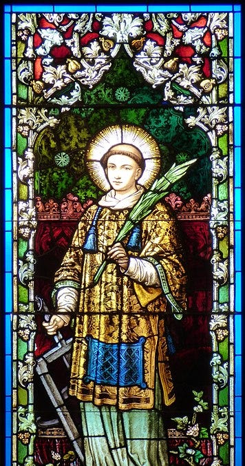patron saint of tobacco The Patron Saint of Cooks, who was Slow-Roasted by a Roman Emperor('s  prefect)