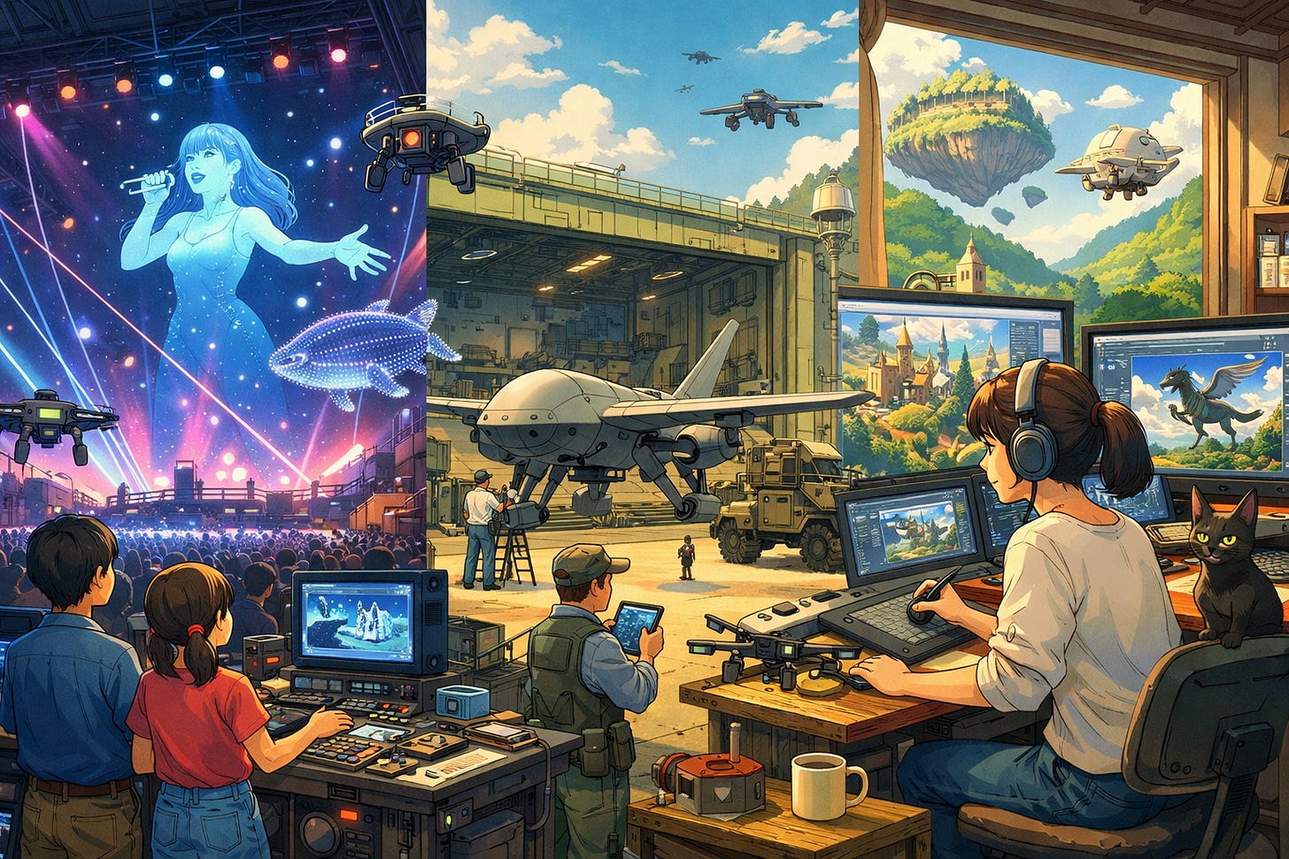 Ghibli tech worlds