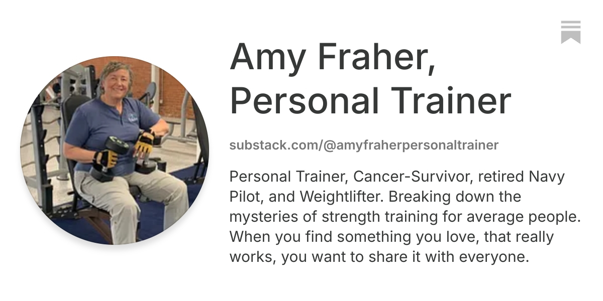 Amy Fraher, Personal Trainer | Substack