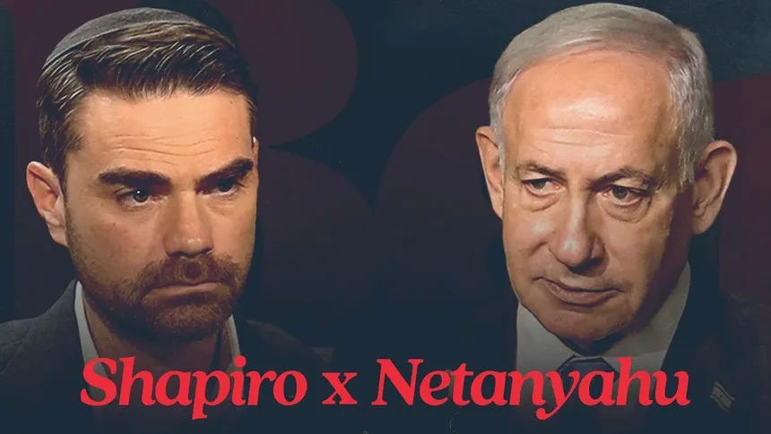 Benjamin Netanyahu and Ben Shapiro — the war’s argument was built abroad and amplified at home. Benjamin Netanyahu and Ben Shapiro — the war’s argument was built abroad and amplified at home.