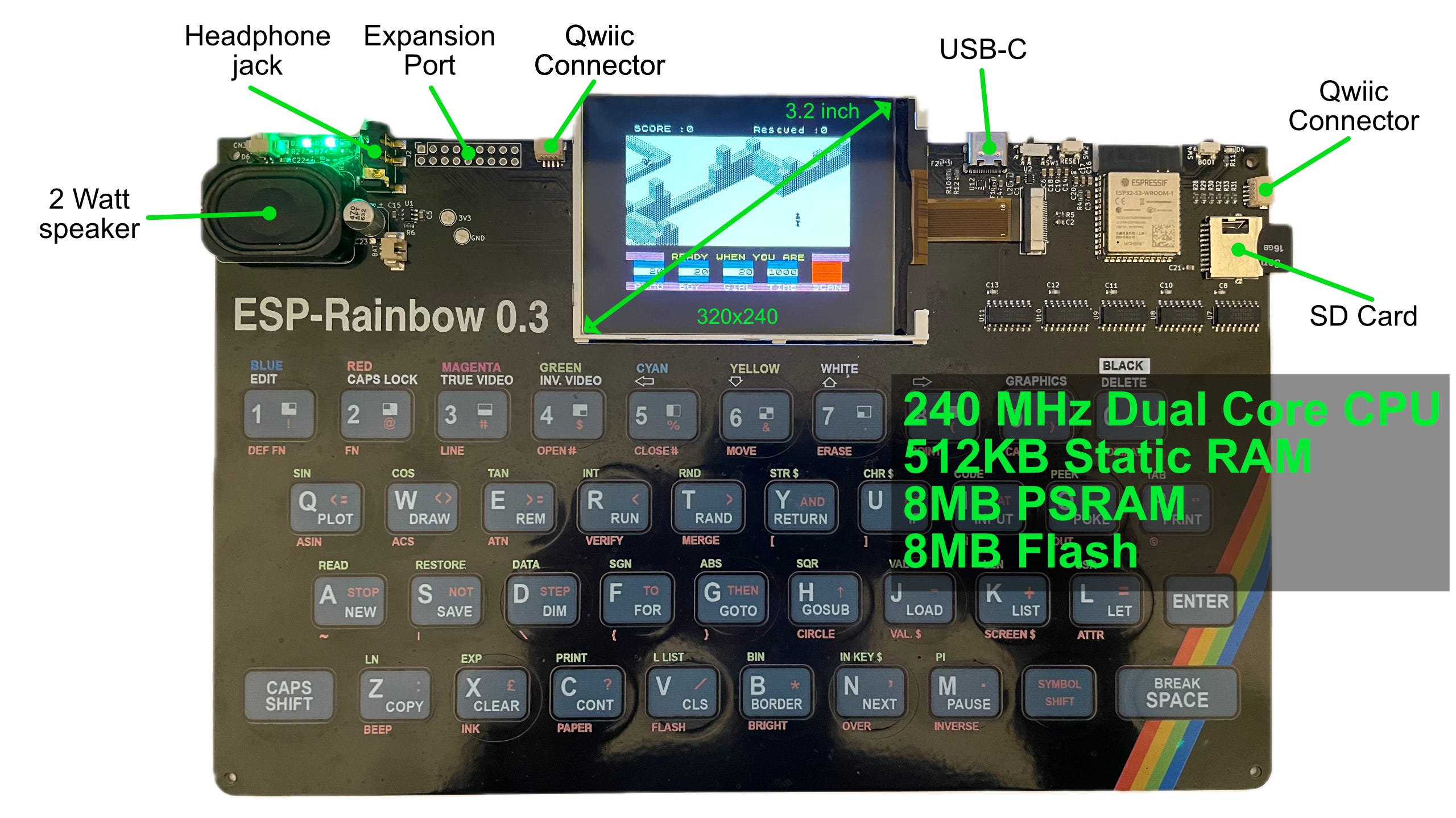 Single Board ESP32 ZX Spectrum | Chris Greening | Substack