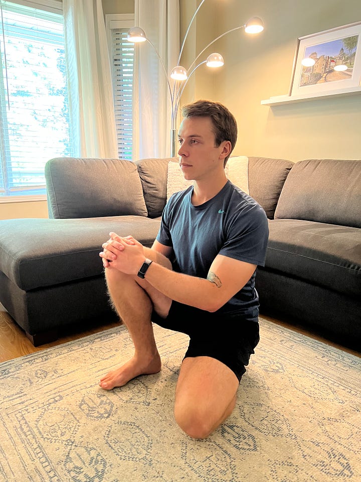 One-Leg-Up Sitting variations
