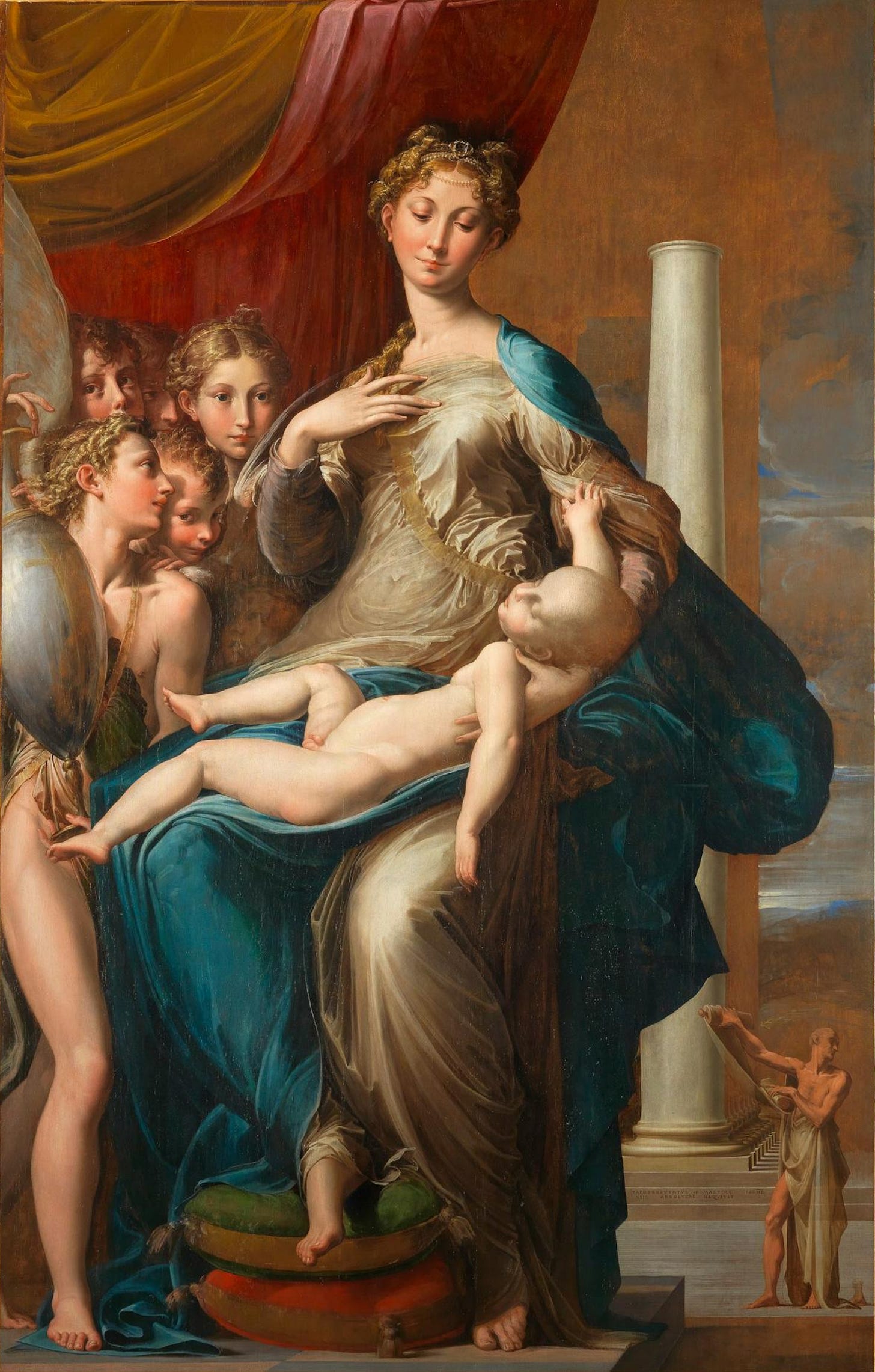 Madonna with the Long Neck by Parmigianino Madonna with the Long Neck by Parmigianino