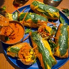 chili crisp chicken salad rolls