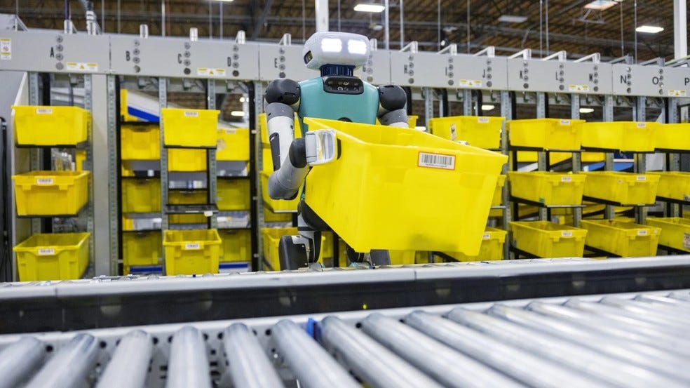 Amazon testa robô humanoide em centro de distribuição | Empresas | Valor  Econômico