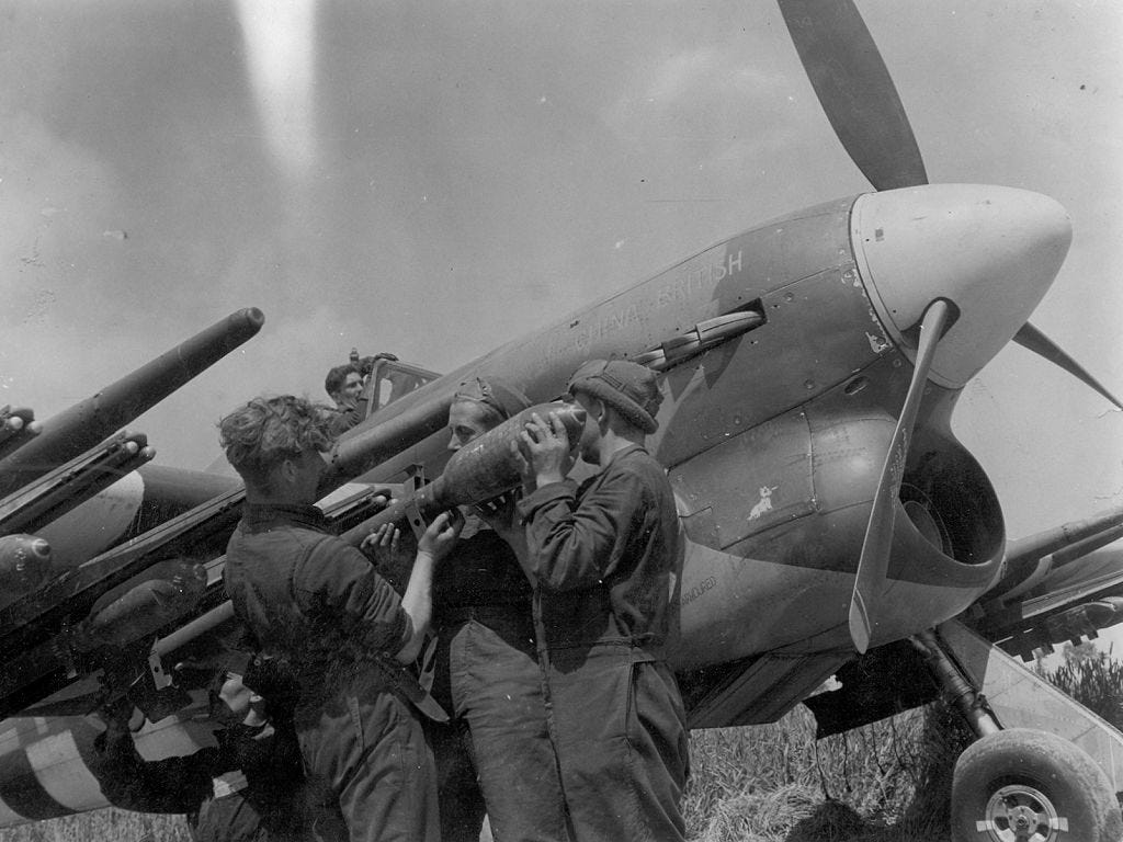 During preparations for Operation Overlord
