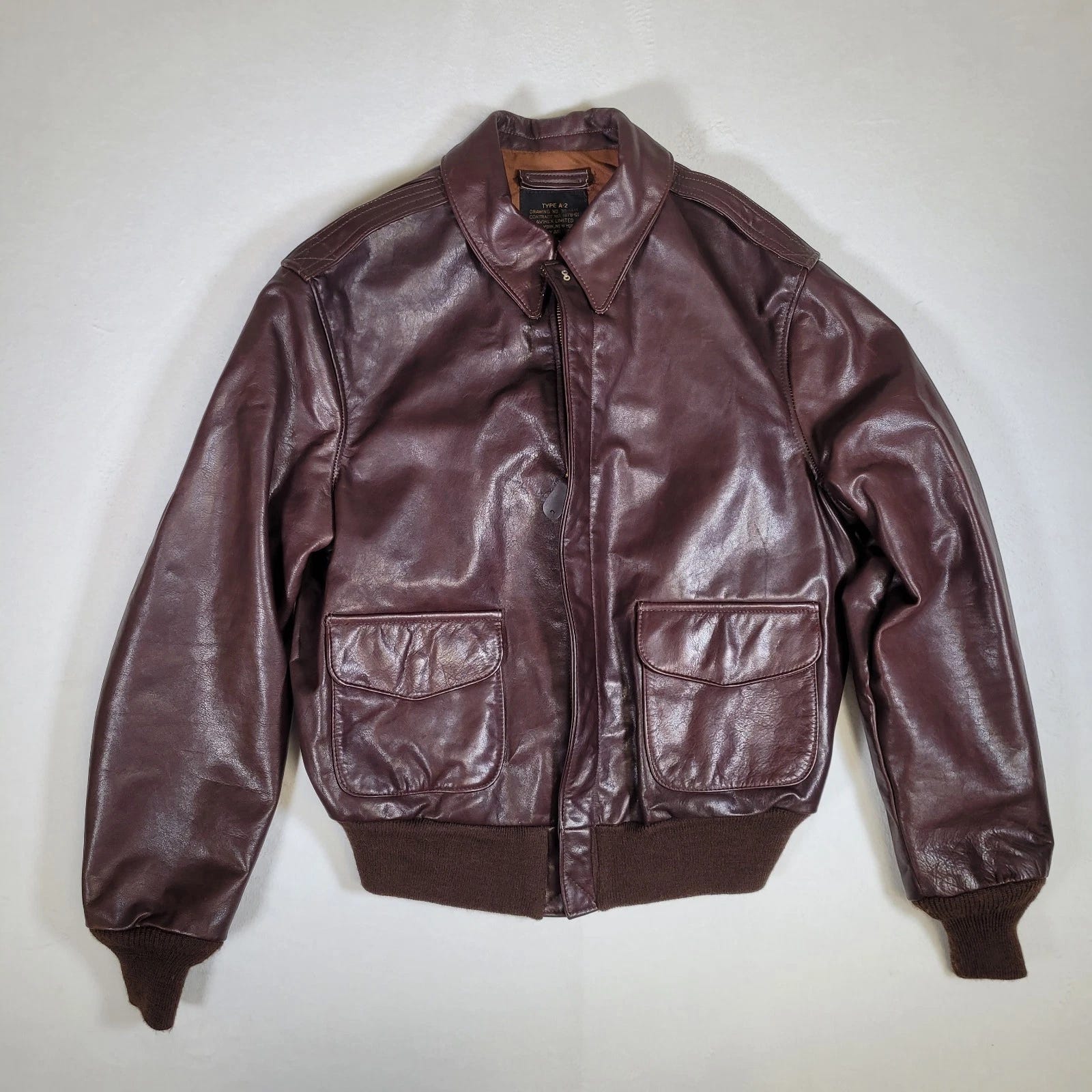 ジャケット・アウター ROBINSON brown leather flight jacket SBRM Men's G1 Flight Bomber RAF Aviator Distressed Brown