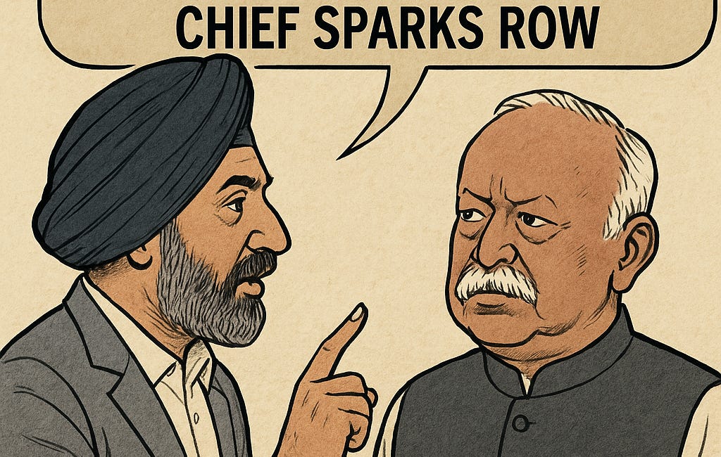 GNDU VC’s “Vedic Influence” Remark in Presence of RSS Chief Sparks Row