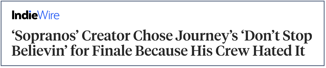 News headline