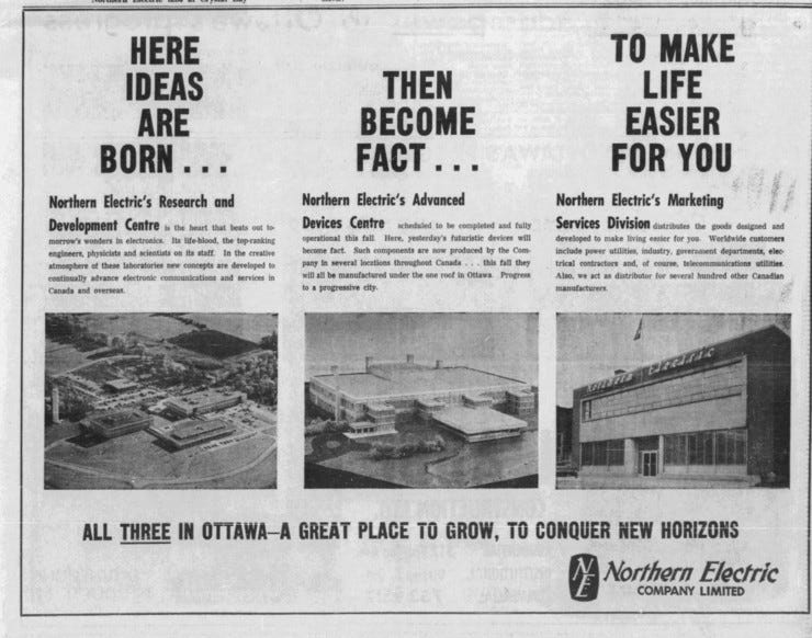Reference: Brian Baxter. Source: Ottawa Citizen May 21, 1965