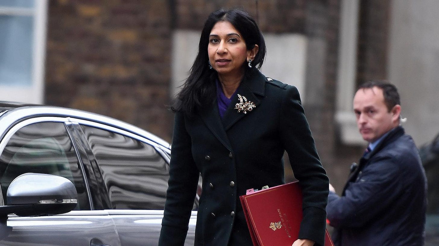 Suella Braverman sanoi, että muslimien etujärjestöt Iso-Britanniassa ovat ajaneet haitallisia toimia valtiolle "epärehellisillä tarinoilla".