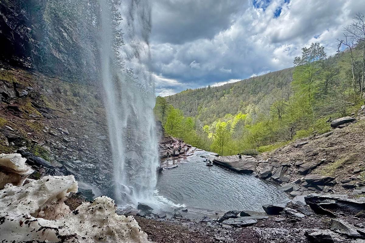 Behind Kaaterskill Falls Behind Kaaterskill Falls