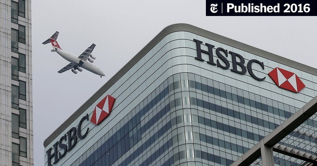 HSBC to Keep Headquarters in London Instead of Hong Kong - The New York  Times