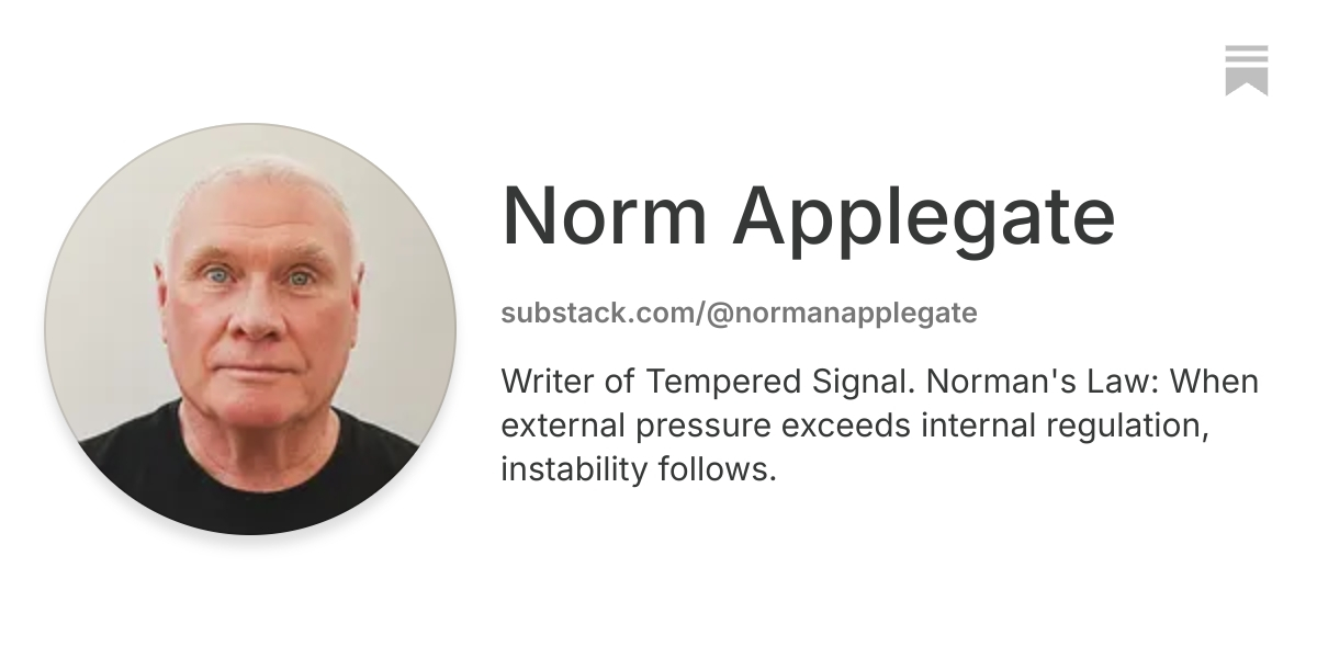 Norm Applegate | Substack