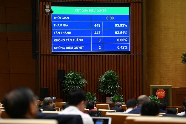 Quốc hội biểu quyết th&ocirc;ng qua Nghị quyết về th&iacute; điểm một số cơ chế, ch&iacute;nh s&aacute;ch đặc th&ugrave; ph&aacute;t triển Tp. Hải Ph&ograve;ng.
