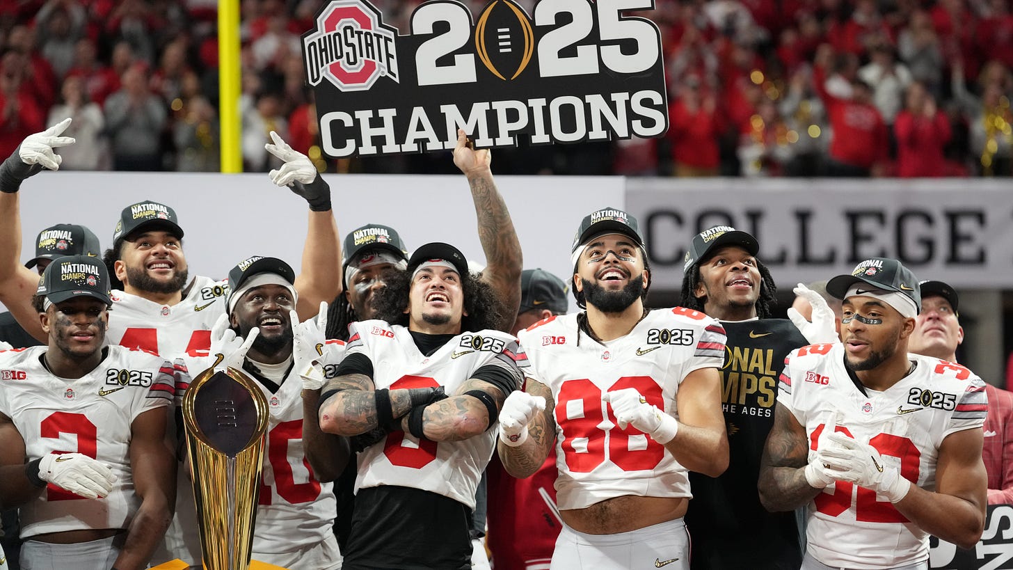 College football coaches poll: Ohio State leads final Top 25 rankings