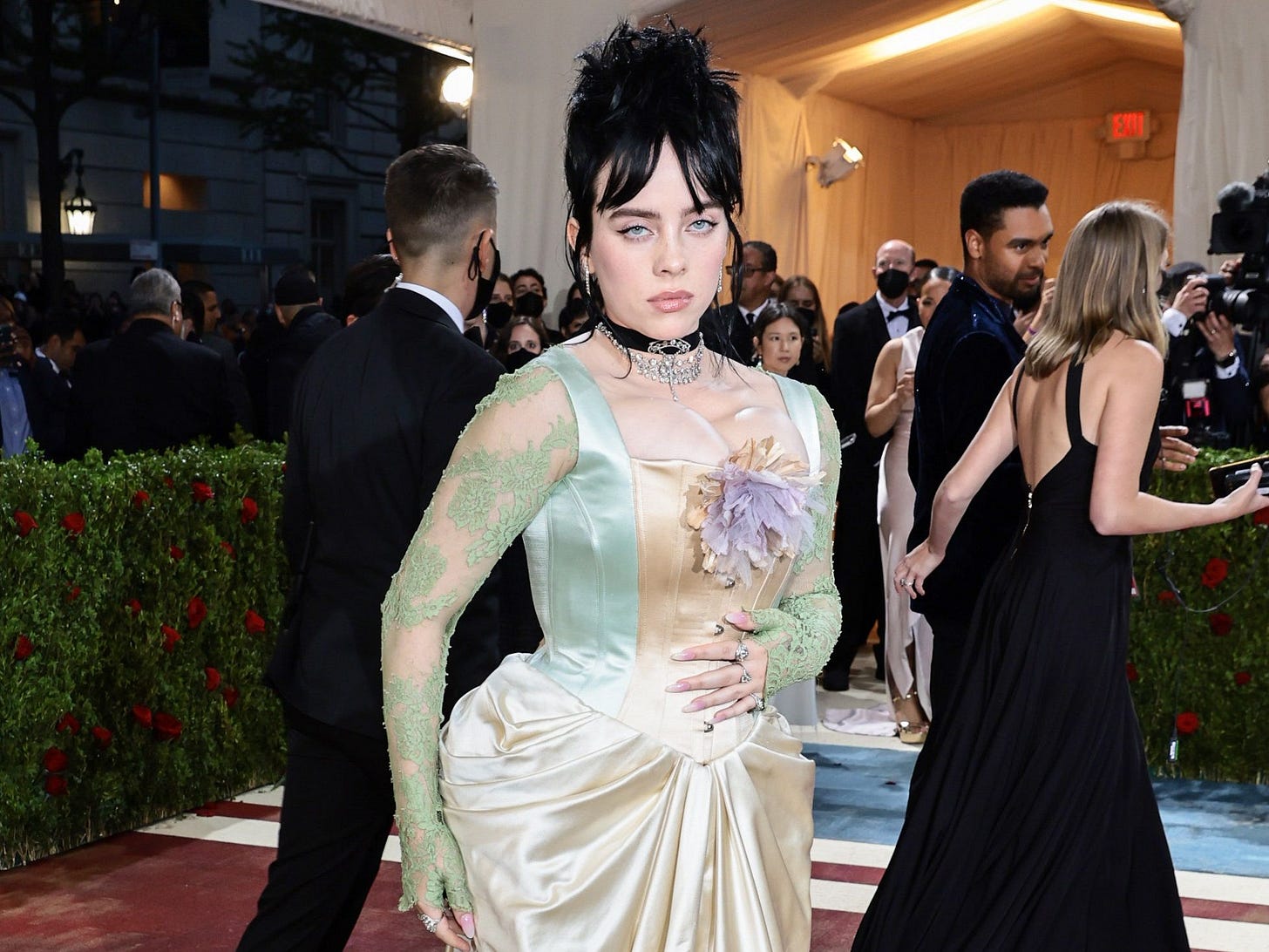 Billie Eilish's Custom Gucci Met Gala Dress Was Entirely Upcycled | Vogue