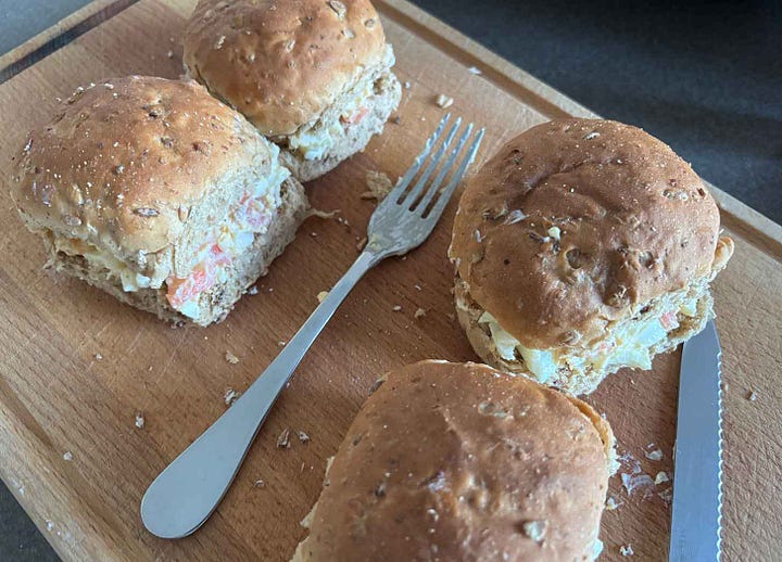 Egg and Smoked Salmon Sandwich Filling