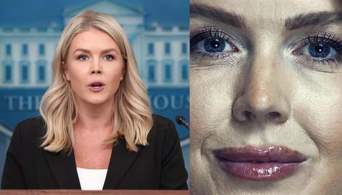 Karoline Leavitt's Vanity Fair photo sparks online criticism and speculation Karoline Leavitt's Vanity Fair photo sparks online criticism and speculation