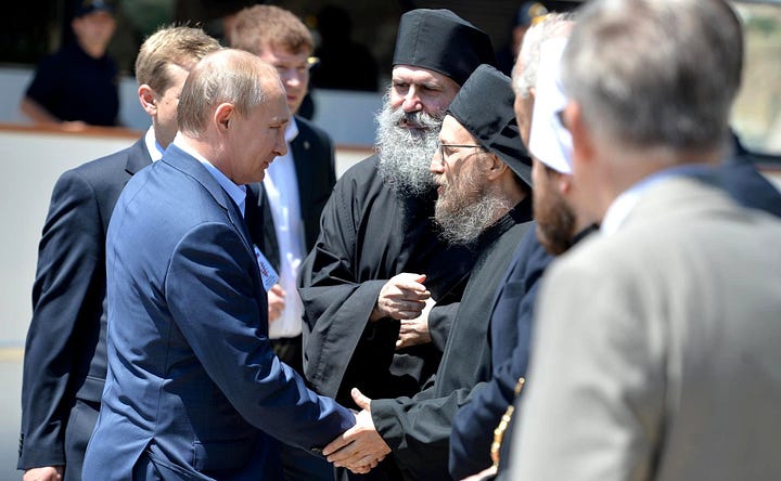 Arriving on Mount Athos