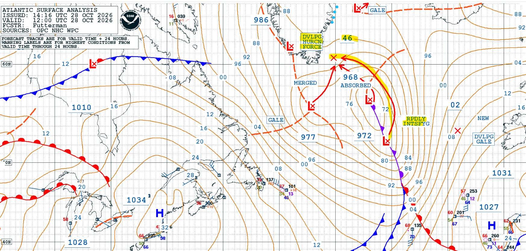 NORTH ATLANTIC STORM WARNING - Fred Pickhardt's Substack