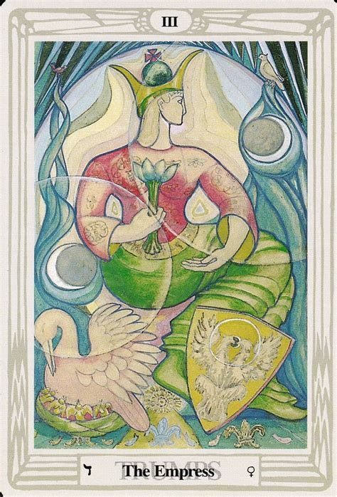 Thoth Empress Tarot Card Tutorial - Esoteric Meanings Aleister Crowley ...