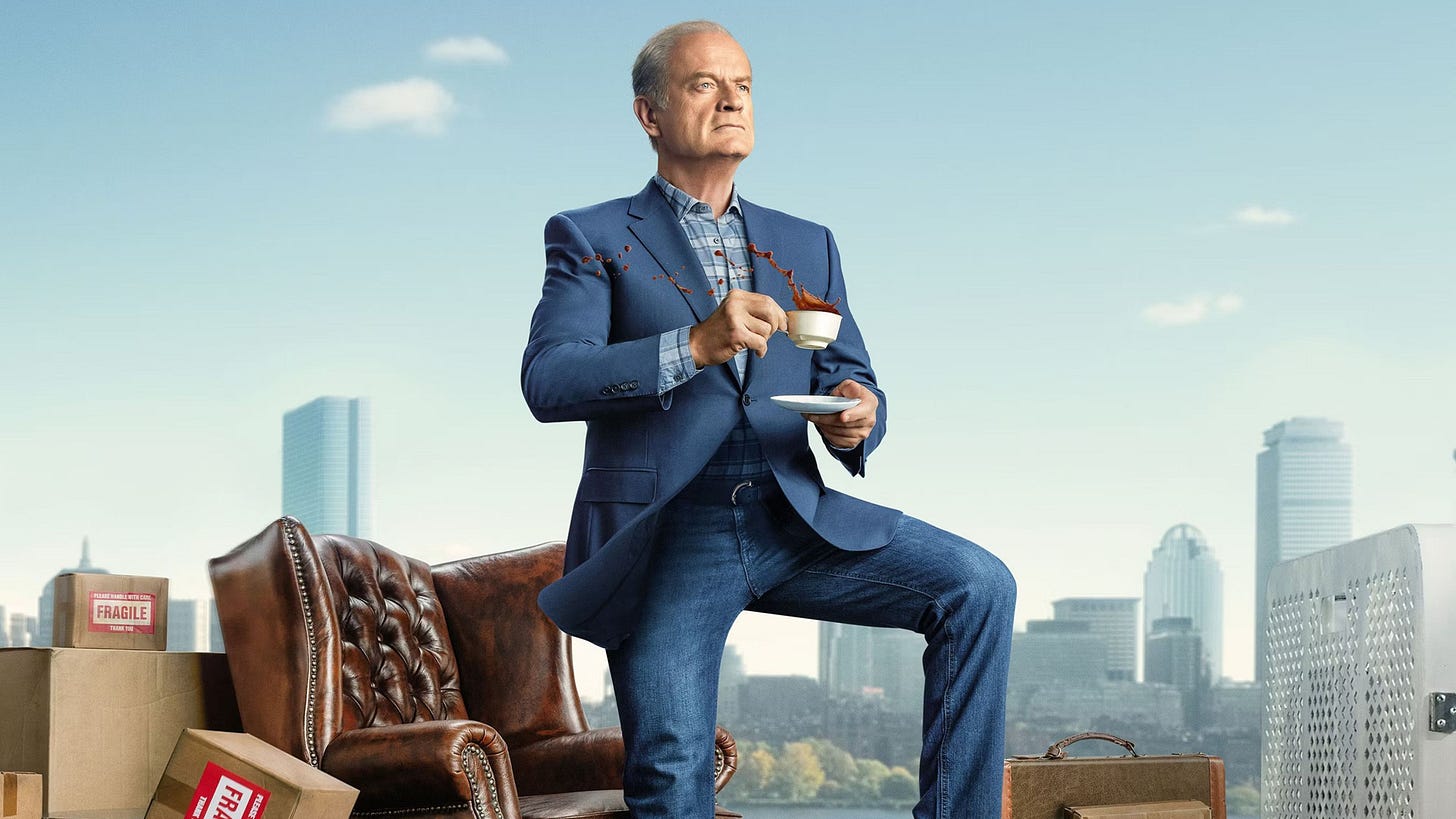 El doctor Crane está listo para su regreso en los nuevos pósteres de Frasier  | Hobby Consolas