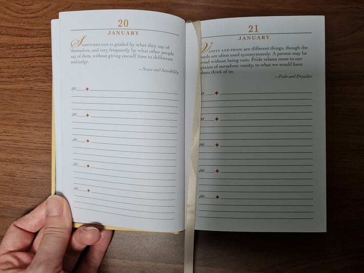 Jane-a-Day 5-Year Journal