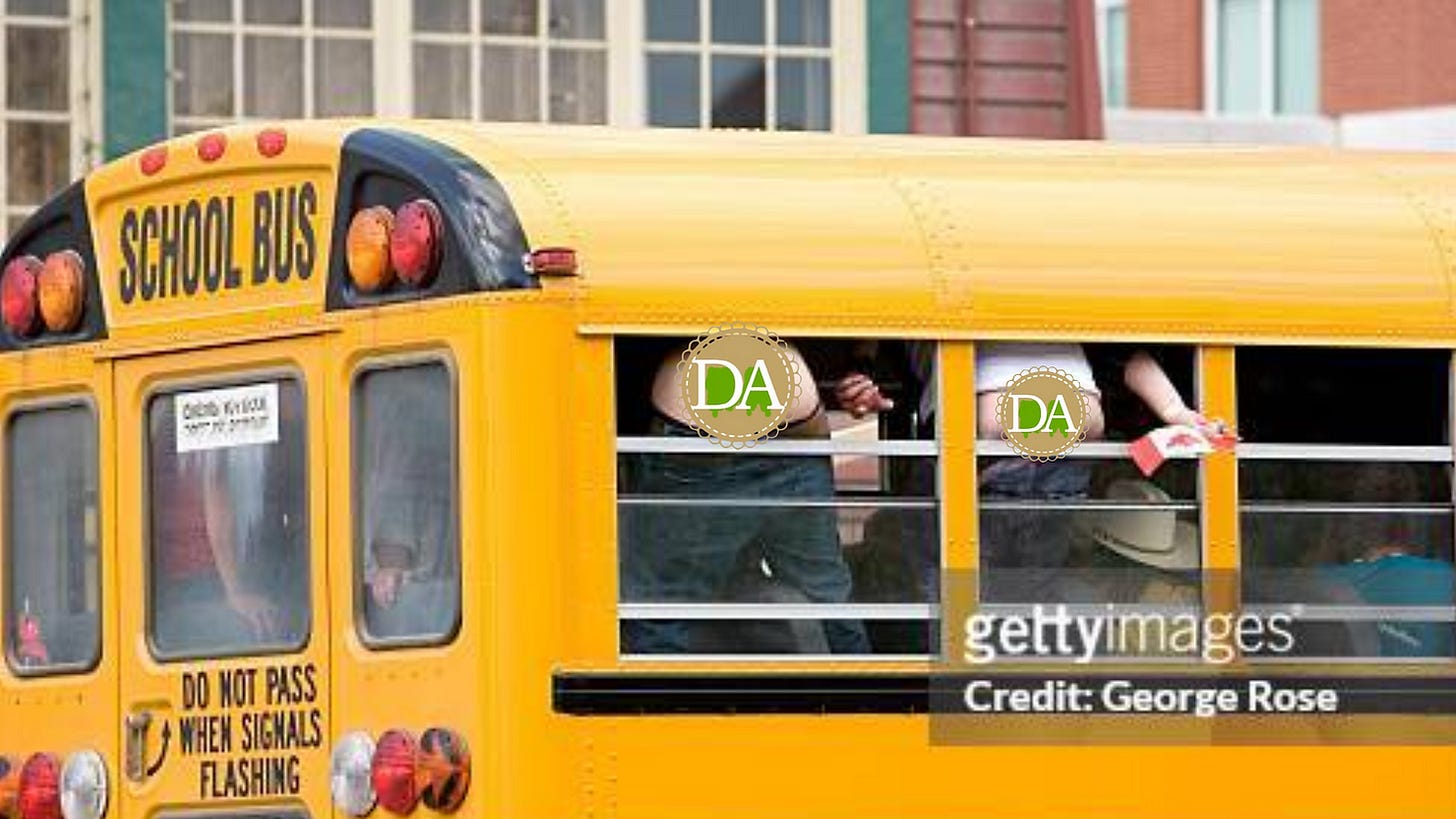 School bus doily allergen