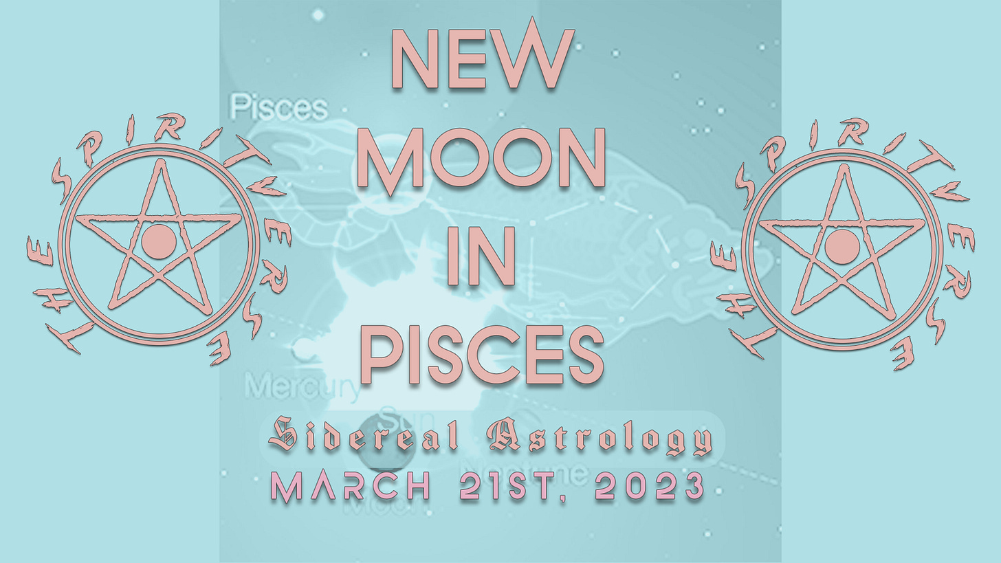 New Moon in Pisces | Transfiguration - by Kyree Anthony